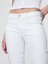 Kadın Beyaz Mid Rise True Skinny Jean Pantolon 2