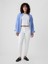 Kadın Beyaz Mid Rise True Skinny Jean Pantolon 5