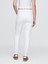 Kadın Beyaz Mid Rise True Skinny Jean Pantolon 6