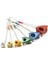 Abalak 6'lı Tricam Stoper Seti - Anodized, N.1-6 1