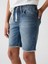 Erkek Çocuk Mavi Slim Denim Pull-On Şort 3