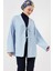 Keten Tesettür Kimono 5968 - Mavi 1
