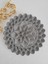 Beyaz Beton Mandala Esinli Bardak Altığı Nihale 1