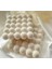 Beton Buble Baloncuk Bardak Altlığı Mum Tabağı 2 Li 4