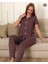 Puantiyeli Kısa Kollu Pijama Takımı 1