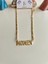 Honey, Unisex, Yazılı Gold Renk Ayarlanabilir Kolyе - Tatlı ve Işıltılı Ipekish Stil 3