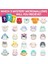 2 Adet Micromallows Mc Squishmallows Sürpriz Mini Yumuşak Peluş Oyuncak Figür 2 Adet 5