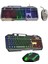 Rgb Işıklı Gaming Oyuncu Klavye Q Klavye Mouse Hediyeli 4