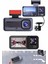 1080P Sürüş Kaydedici 2 Inç Araç Araba Ön Iç Arka Dvr IPS Ekran 5