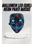 LED Işıklı Neon Maske Cadılar Bayramı Maskesi Korkunç Korku Maskesi 1