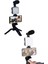 Video Making Kit Telefon Tutucu Vlog Video Mini LED Işıklı 2
