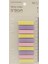 Şeffaf Renkli Postit Post-It Post It. Kitap Ayracı Ayraç Postit Sticker Not Kağıdı 200 Yaprak 1