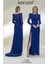 Kenzel Kolları Taş Detaylı Abiye ELBISE-9151 3