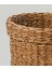 Dekoratif Natural Renk Yuvarlak Seagrass Hasır Sepet 3'lü Set 2