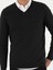 Erkek Antrasit Melanj Slim Fit V Yaka Basic Triko Kazak 50259110-VR081 6