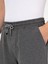 Erkek Gri Melanj Comfort Fit Örme Şort 50251962-VR109 6
