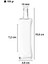 100 ml Şeffaf Piramit Sosluk 100 cc Kapaklı Kavisli Cam Şişe 6 Adet (Gümüş (Metal)) 3