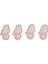 4lü Pembe Baykuşlu Biblo 9cm 1