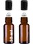 30 ml Çelik Roll On Şişesi 30 cc Sızdırmaz Siyah Kapaklı Cam Şişe 2 Adet (Amber, 30) 1
