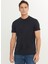 Bisiklet Yaka Düz Antrasit Erkek T-Shirt ACE091252301_ATR 1