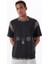 Z5GI05I3Z14JBLK Kocha Cn T-Shırt Siyah Yuvarlak Yaka Oversized Desenli Erkek T-Shirt 1