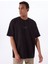 Gmg Fırenze Bisiklet Yaka Siyah Erkek T-Shirt GU25MSS03005 1