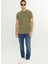 Bisiklet Yaka Düz Haki Erkek T-Shirt ACE091252301_HAK 2