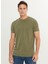 Bisiklet Yaka Düz Haki Erkek T-Shirt ACE091252301_HAK 3