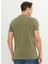 Bisiklet Yaka Düz Haki Erkek T-Shirt ACE091252301_HAK 5