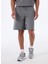 Z5GD13KCQZ1FJ7K Allıum Short Siyah Lastikli Bel Loose Fit Desenli Erkek Şort 3