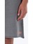 Z5GD13KCQZ1FJ7K Allıum Short Siyah Lastikli Bel Loose Fit Desenli Erkek Şort 5