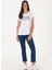 Bisiklet Yaka Beyaz Kadın T-Shirt Gracey 4