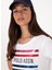 Bisiklet Yaka Beyaz Kadın T-Shirt Sılot 2