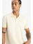 Fit Slim Fit Dar Kesim Polo Yaka Sporcu Kısa Kollu Pike Tişört D9780AX25SP 4