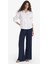 Wide Leg Cepli Yüksek Bel Standart Boy Keten Karışımlı PANTOLON F5024AX25SP 2