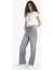 90's Wide Leg Yüksek Bel Uzun Jean Yıkamalı Pantolon F6336AX25HS 4