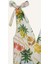 Regular Fit Tropikal Desenli Askılı Plaj Elbisesi-Fall in Love F4535AX25HS 2