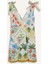 Regular Fit Tropikal Desenli Askılı Plaj Elbisesi-Fall in Love F4535AX25HS 3