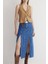 Çift Yırtmaçlı Jean Etek S140 1