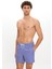 Çini Desenli Deniz Şortu Cepli Fileli Astarlı Hızlı Kuruyan Su Itici Regular Fit Orta Boy 25SM107ST 2
