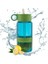 Buffer® Narenciye Limon Sıkmalı Pratik Detoks Atıcı Su Matarası Spor Şişesi 3