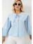Bebe Yaka Gömlek 20314 - Mavi 3