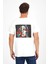 Erkek Yapay Zeka Tasarım Sırt Aplike Özel Baskılı %100 Pamuklu Penye Regular Fit T-Shirt (Pikasso2) 1