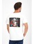 Erkek Yapay Zeka Tasarım Sırt Aplike Özel Baskılı %100 Pamuklu Penye Regular Fit T-Shirt (Pikasso2) 2