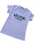 Ön-Arka Baskılı Kız Çocuk T-Shirt Lila 1