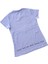 Ön-Arka Baskılı Kız Çocuk T-Shirt Lila 3