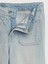Kız Çocuk Açık Mavi High Rise Wide-Leg Ankle Jean Pantolon 2