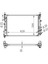 Radyatör Doblo 1.9 Jtd-1.3mtj Mek Ac Klimasiz 700X310X42 -46807378 Dpmah 1