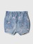 Kız Bebek Mavi Mom Ruffle Denim Şort 3