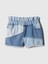 Kız Bebek Mavi Mom Ruffle Denim Şort 1